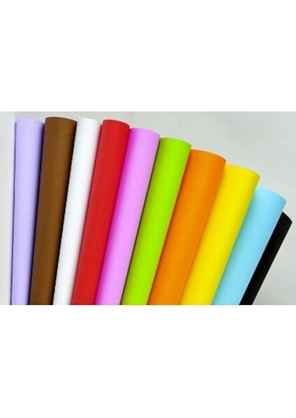 50X70 cm Fon Kartonu 10NANLU 10 Renk 1 Rulo Fon Kartonu, Nistabolje modelleri