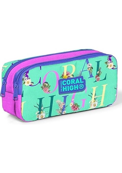 High Yeşil Pembe Kız Çocuk Üçlü Ilkokul Okul Çanta Seti fırsatları