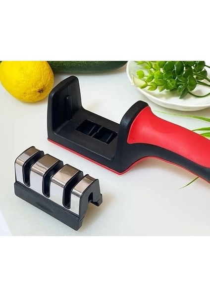 Home Bıçak Bileme Aleti 3 Aşamalı, 3 Açılı Bıçak Bileyici,bıçak Keskinleştirmek Için Pratik Mutfak Eşyası indirimleri