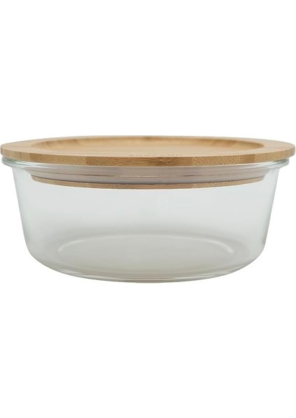 Bamboo Yuvarlak Saklama Kabı 950 Cc, Tekli