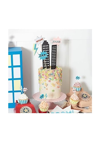 Meri Süper Kahraman Cupcake Seti, 24'lü modelleri