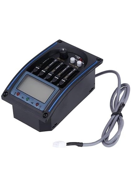 5 Band Gitar Pickup Tuner Seti, Dijital Eq Ekolayzır Piezo Pickup Müzik Enstrümanı Aksesuarları Akustik Gitar Için fırsatları