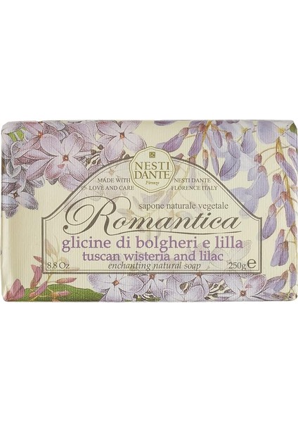 Dante Katı Sabun - Romantica Tuscan Wisteria & Lilac 250 G 837524001356