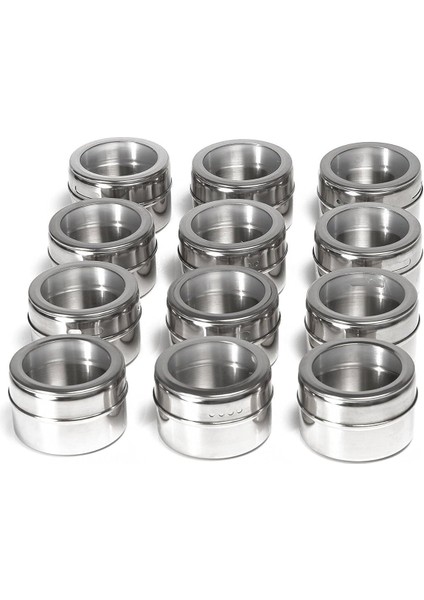 Mıknatıslı Kaliteli Çelik Baharatlık Takımı CIN114-12 modelleri