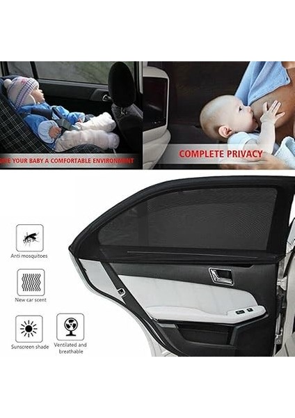 Oto Yan Cam Perdesi Araba Arka Güneşlik Araç Anne Bebek Çocuk Perde Arka Koltuk Emzirme Örtü modelleri