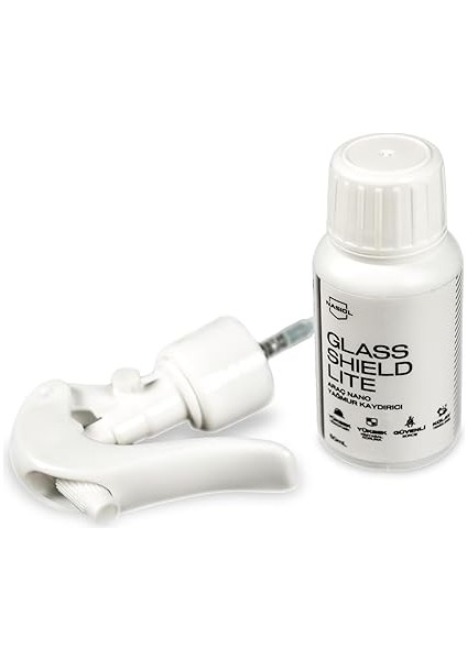 Glasshield Lite Araç Nano Yağmur Kaydırıcı ve Su Itici Sprey-50 Ml-1 Yıl Etkili-Cam Koruma,otomobil,motosiklet Cam,ayna Su Kaydırıcı,yağmur Tutmaz Nano Kaplama fiyatları