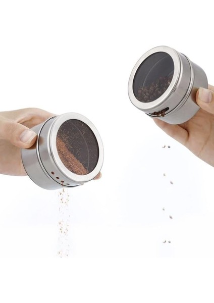 Mıknatıslı Kaliteli Çelik Baharatlık Takımı CIN114-12 indirimleri