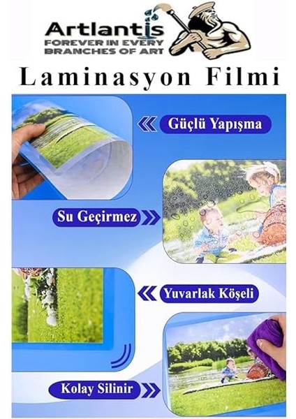 Laminasyon Filmi Parlak A5 50 Li 1 Paket 125 Mikron Laminasyon Kaplama Pvc Kaplama Poşeti 50 Adet indirimleri