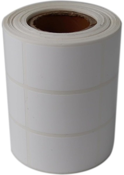 Etiketler , Hazır Al Hızlı Al Pp Opak Etiket 30MM x 50MM Ruloda 1500 Adet Yan Yana 3 Lü 40MM Kuka Çapında Yırtılmaya Dayanıklı Etiket
