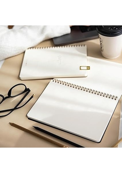 Kraft Karton Kapak 70 Yaprak 110 Gram Düz Çizgisiz Not Defteri fırsatları