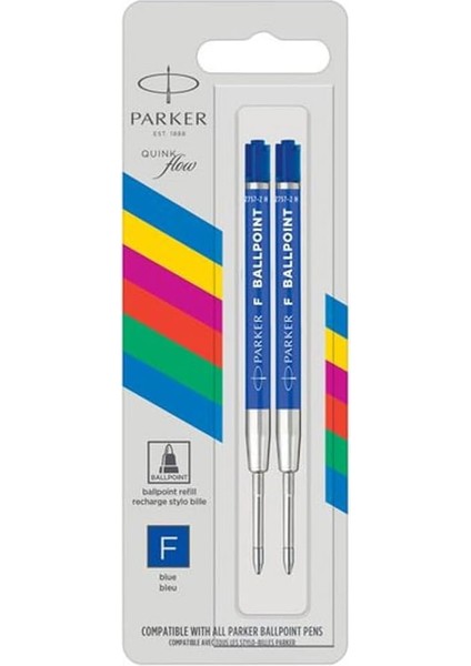 Ekonomik Tükenmez Refill 2'li Bls, F Uç, Mavi