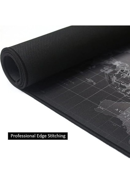 90X40 Büyük Boy Xxl Dünya Desenli Mouse Pad Kauçuk Alt Taban, Yumuşak Kumaş Oyuncu Mousepad, Bilgisayar ve Dizüstü Bilgisayar Uyumlu 90 40 Mouse Pad fırsatları