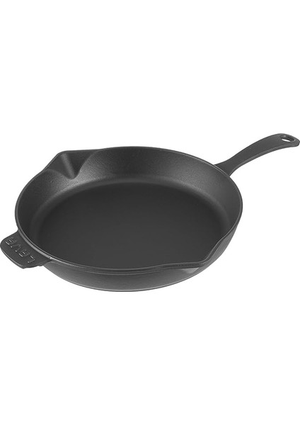 Döküm Kızartma Tavası 30 Cm, Siyah