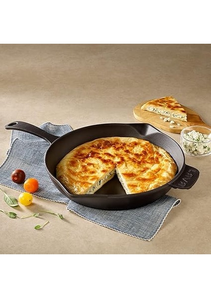 Döküm Kızartma Tavası 30 Cm, Siyah fiyatları