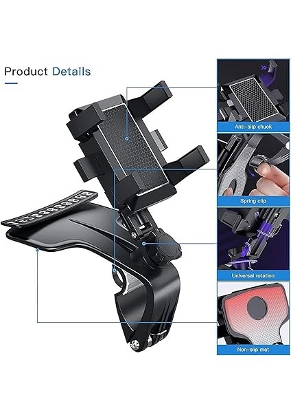 Tutucu Torpido Üstü Numaratörlü 360 Derece fırsatları