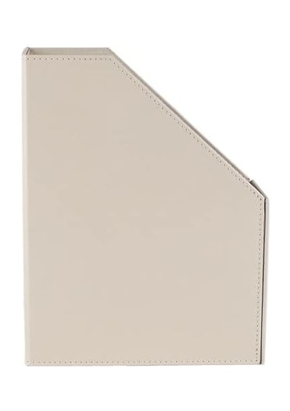 Magazinlik Suni Deri Masa Üstü Evrak/dosya Düzenleyici 23 * 30 * 9 Cm. Bej modelleri