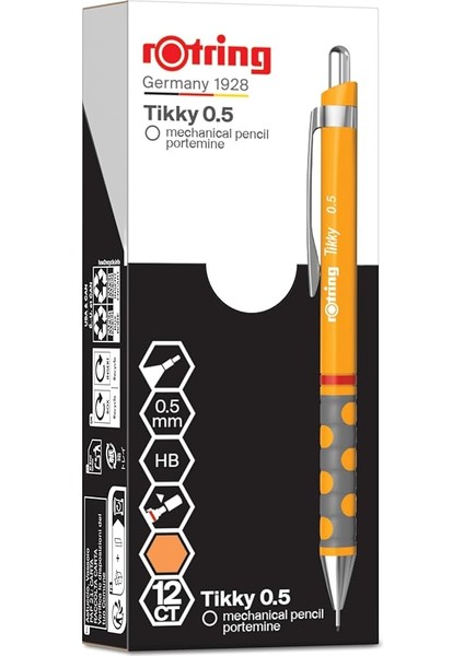 Tıkky Mekanik Kurşun Kalem, Mango Turuncu 0.5 mm fiyatları