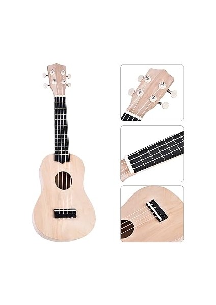 Inç Ihlamur Ağacı 4 Telli Ukulele Kendin Yap Kiti Alet Aksesuarları fırsatları