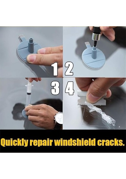 Tamir Kiti Dıy Araba Pencere Cam Cam Scratch Onarım Setleri Için Fix Oto Cam Cam Çatlak Çip Scratch fiyatları