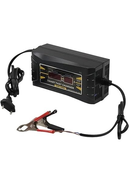 - 6 Amper Akü Şarj Cihazı Digital Göstergeli 14 ile 100 Amper Arası Jel Asitli Sulu Kuru Tip Akülere Uygun Battery Charger (Takviye Özelliği Yoktur - Lithium ve Ion Pil ve Akülere Uygun Değildir.) modelleri