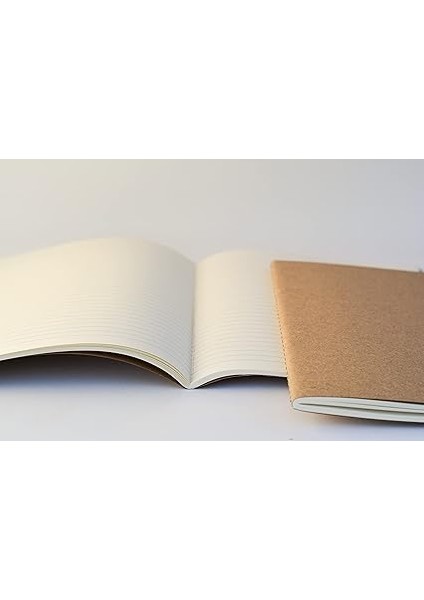 Tanıtım 4 Adet Çizgili Terzi Dikişli Not Defteri, A5 Boyut, 40 Yaprak Planlama Ofis Için Ideal, Planlayıcı (Kraft Kapak Tasarımı) indirimleri