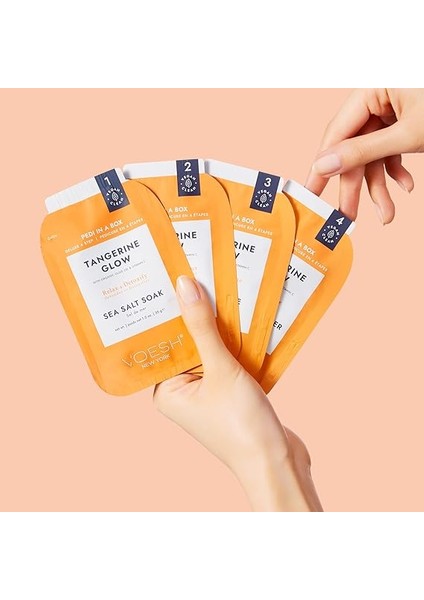 Pedi In A Box Deluxe 4 Adımlı Pedikür Seti Mandalina fiyatları