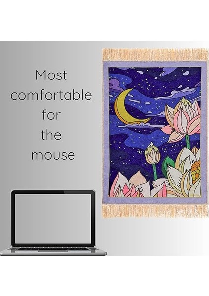Ipeq Saks Gece Dekoratif Küçük Halı Mousepad indirimleri