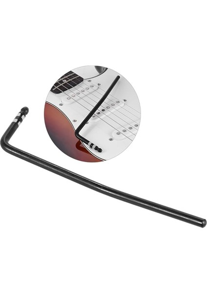 Doğrudan Ekleme Tarzı Trem Vibrato Kol Whammy Bar Krank Kolu Ibanez Elektro Gitar Köprüsü Eklemek Parça Çapı 6mm Siyah