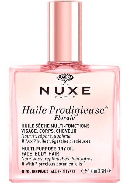 Nuxe Huile Prodigieuse Florale Çok Amaçlı Kuru Yağ (1 x 100 Ml)