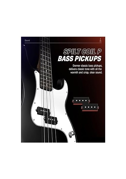 DPB-510 Pb-Style Bas Gitar Seti (Siyah) modelleri