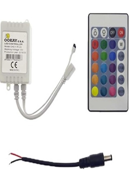 Rgb Kumanda Modül Rgb LED Için Renk ve Mod Kontrolcüsü fiyatları