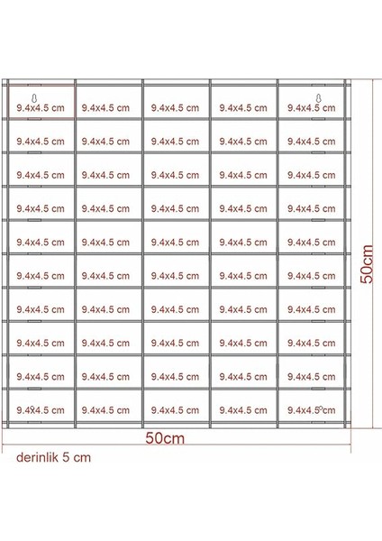 Hobi Araba Rafı Beyaz 50'li (Hot Wheels Uyumlu, Matchbox Uyumlu) fiyatları
