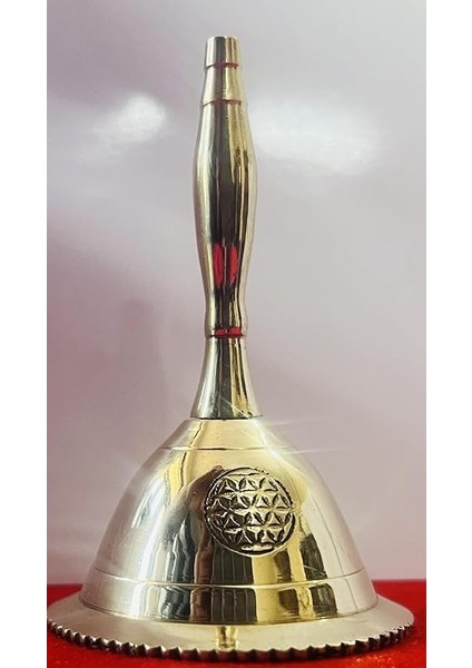 Consigners El Zili Yüksek Sesle Pirinç Çağrı Çanları 3 Inç Sunak Pendulam Kullanımı (Yaşam Çiçeği) fiyatları