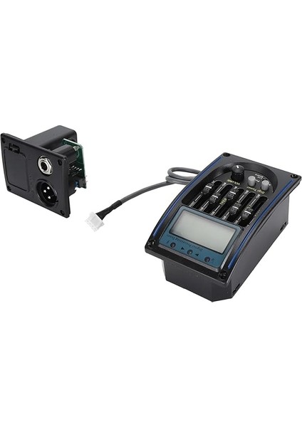 Akustik Gitarlar ve Baslar Için LCD Ekranlı 5 Bant Eq Ekolayzer Ön Kablolu Gitar Piezo Alıcısı modelleri