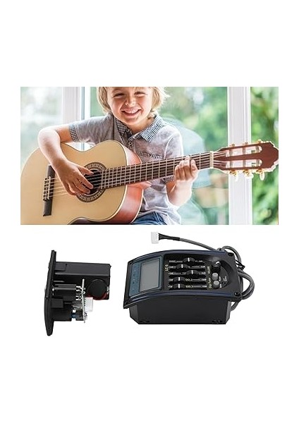 Akustik Gitarlar ve Baslar Için LCD Ekranlı 5 Bant Eq Ekolayzer Ön Kablolu Gitar Piezo Alıcısı indirimleri