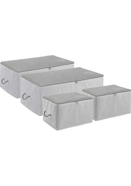 Home Textile 4'lü Gri Renk Stuff & Things Hurç Set