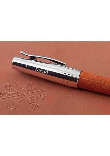 E-Motion Tükenmez Kalem, Krom/ahşap Gövde, Mekanizmalı, Kahverengi, B Uç, Yüksek Kapasiteli Siyah Refil indirimleri