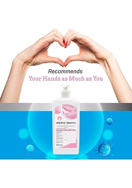 Derm El ve Cilt Dezenfektanı 1 Litre (Pompa Hediyeli) modelleri