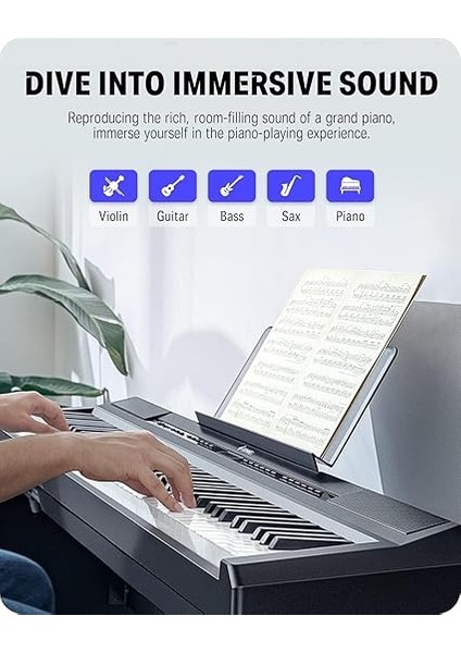 Dep-20 Dijital Piyano (Siyah) fırsatları