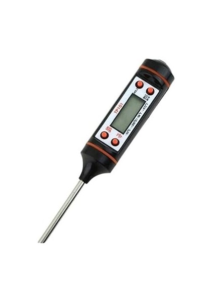 Siyah Renk Dijital Gıda Yemek Termometresi Yemek Isı Ölçer fiyatları