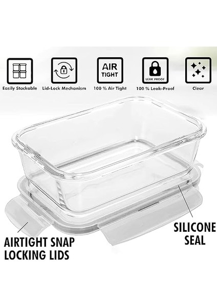 Fresco Tekli Saklama Kabı, 400 Cc, Cam modelleri