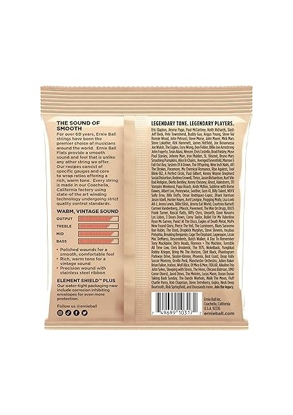 Ball Flats, Düz Sarımlı Teller, Elektro Gitarlar Için, Orta Işık, 12-52 fiyatları