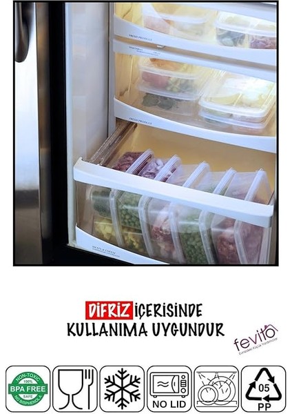 Mikrodalga ve Difrizde Kullanılabilen Saklama Kabı Seti 4'lü Beyaz S-410 fiyatları