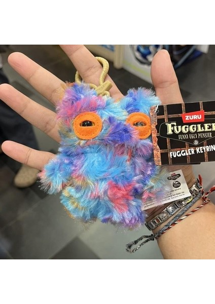 Zuru Fuggler Anahtarlık Renkli Karışık Peluş Komik Göz Tasarım Koleksiyon Oyuncak 11 cm