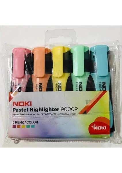 Nokı 5 Li Fosforlu Kalem Seti