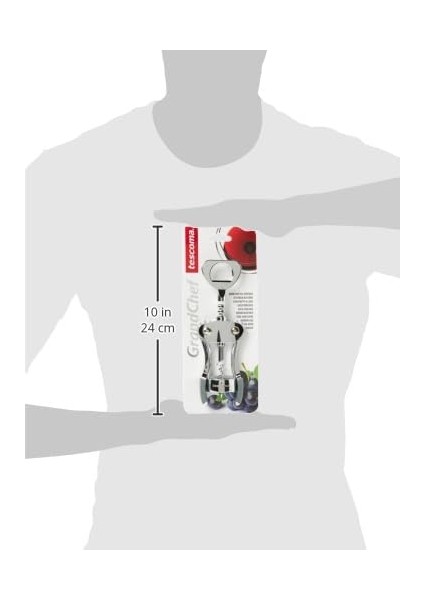 428732 Kollu Tirbuşon, Krom Kaplama Çelik, Gri modelleri