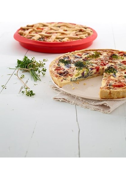 Kırmızı Silikon Tart Kalıbı 28 cm indirimleri