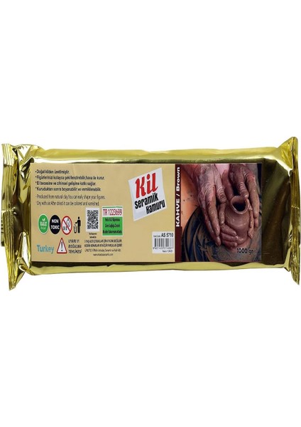Kahverengi Kil Hamuru 500GR EXIZNM820