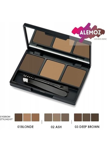 Rose Eyebrow Styling Kit 01 Blonde 1 Paket fiyatları