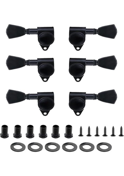 Cb-50 Akustik Gitar Için Kaliteli Profesyonel Burgu Takımı Black 1 Set
